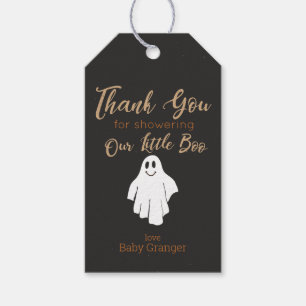 Little Boo Baby shower Bedankt voor je keuze Cadeaulabel