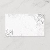 Little Boo Baby shower Diaper Raffle Visitekaartje (Achterkant)