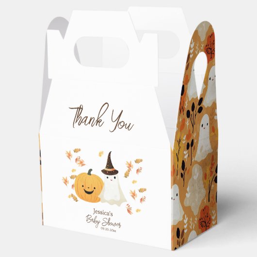 Little Boo Baby shower Favor Box Bedankdoosjes (Geopend)