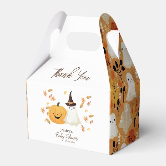 Little Boo Baby shower Favor Box Bedankdoosjes (Voorkant Zijde)