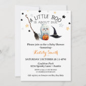 Little Boo Baby shower Genderneutraal Halloween Kaart (Voorkant)