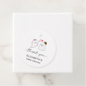 Little Boo Baby shower Halloween Bedankt Script Bedankjes Labels (In situ)