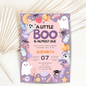 Little Boo baby shower Halloween Kaart