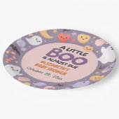 Little Boo baby shower Halloween Papieren Bordje (Gekanteld)
