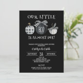 Little Boo Baby shower, Halloween Shower Kaart (Staand voorkant)