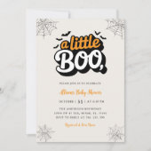 Little Boo Baby shower Invitation Kaart (Voorkant)