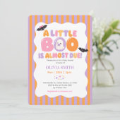 Little Boo Baby Shower Kaart (Staand voorkant)