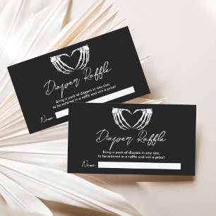 Little Boo Baby shower Luier Raffle Ticket Informatiekaartje