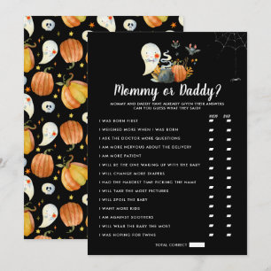 Little Boo Baby Shower   Mamma of Papa Spel Kaart