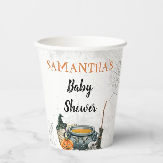 Little Boo Baby shower Paper cup Papieren Bekers (Voorkant)