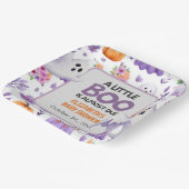 Little Boo baby shower Pumpkin Halloween Papieren Bordje (Gebogen)