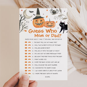 Little Boo Baby shower Raad eens wie mama of papa 