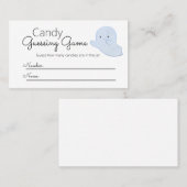 Little Boo Baby shower Snoep Guining Game Visitekaartje (Voorkant / Achterkant)