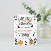 Little Boo baby zwangerschapsuitnodigingen Aankondiging (Staand voorkant)