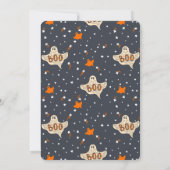 Little Boo bijna due | Halloween Baby shower Kaart (Achterkant)