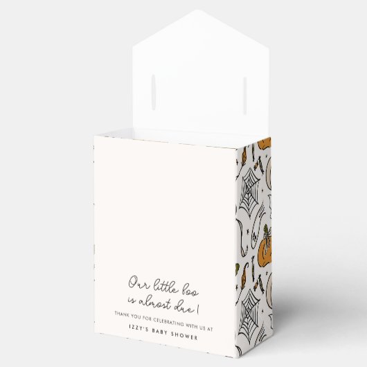 Little Boo Bijna te wijten aan Halloween Baby show Bedankdoosjes (Geopend)