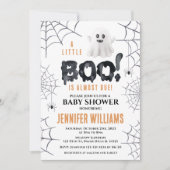 Little boo bijna te wijten aan spook baby shower u kaart (Voorkant)