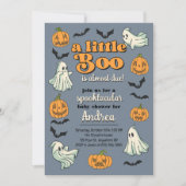 Little Boo Bijna te wijten Schattige Ghost Hallowe Kaart (Voorkant)
