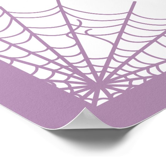 Little Boo Bijna Verjaardag Halloween Baby Meisje Poster (Hoek)