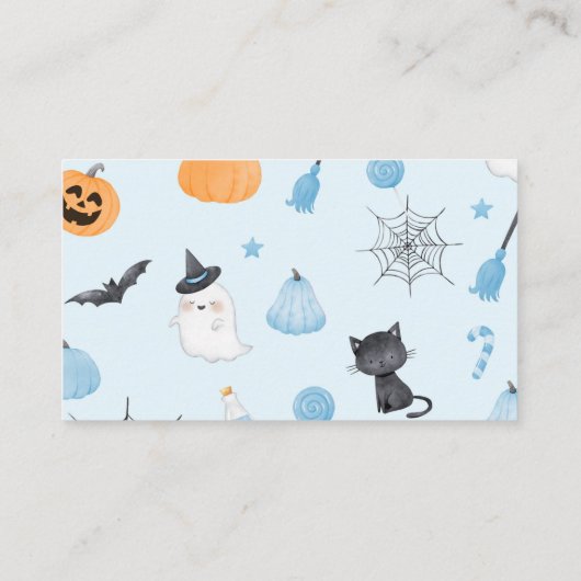 Little Boo Blue Boeken voor baby ticket Informatiekaartje (Achterkant)