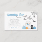 Little Boo Blue Boeken voor baby ticket Informatiekaartje (Voorkant)