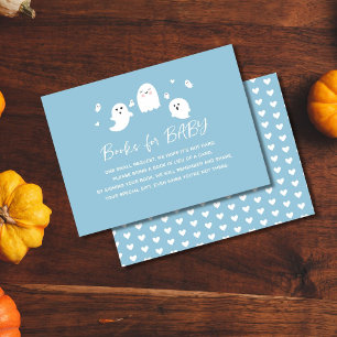Little Boo Blue Boy Halloween Boeken voor Baby Informatiekaartje