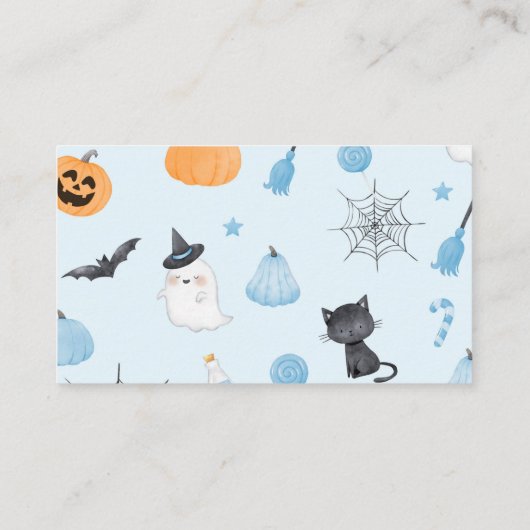 Little Boo blue Luier verloting ticket Informatiekaartje (Achterkant)