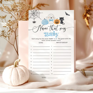 Little Boo blue Naam dat liedje baby shower spel