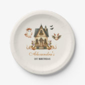 Little Boo Boho Birthday Bash Papieren Bordje (Voorkant)