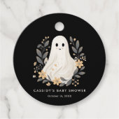 Little Boo Boho Ghost Halloween Baby shower Bedankjes Labels (Voorkant)