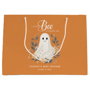 Little Boo Boho Ghost Halloween Baby shower Groot Cadeauzakje