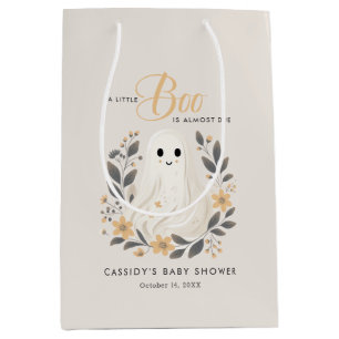 Little Boo Boho Ghost Halloween Baby shower Medium Cadeauzakje
