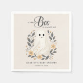 Little Boo Boho Ghost Halloween Baby shower Servet (Voorkant)