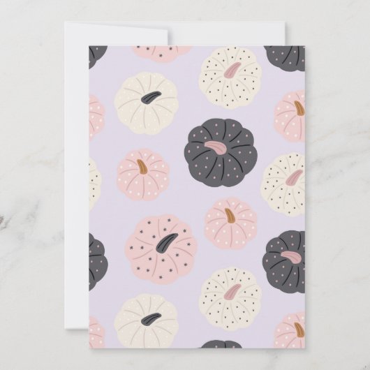 Little Boo Boho Halloween Ghost 2e Verjaardagsfees Kaart (Achterkant)