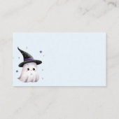 Little boo boy Baby shower luier loterij ticket Informatiekaartje (Achterkant)