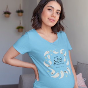 Little Boo Boy Baby shower Mama To Be T-shirt
