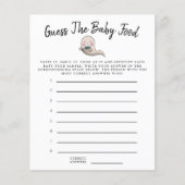 Little Boo Boy raadt het Baby Food Shower Game (Voorkant)