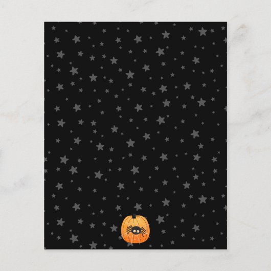 Little Boo Budget Halloween Baby shower (Achterkant)