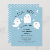 Little Boo Budget Halloween Jongens Baby Shower (Voorkant / Achterkant)