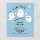 Little Boo Budget Halloween Jongens Baby Shower (Voorkant)