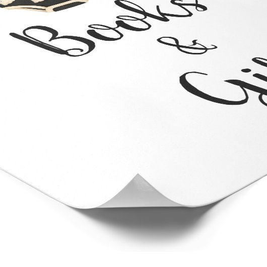 Little Boo Clothesline Baby Boeken en geschenken T Poster (Hoek)