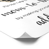 Little Boo Clothesline Baby Envelope Station Sign Poster (Hoek)