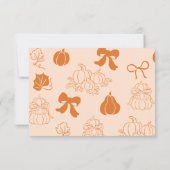 Little Boo Clothesline baby shower bedankkaart Kaart (Achterkant)