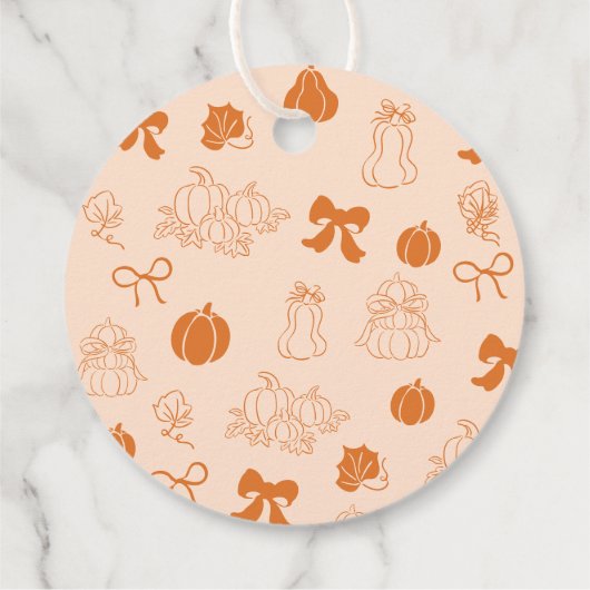 Little Boo Clothesline baby shower bedankt Bedankjes Labels (Achterkant)