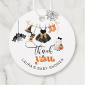 Little Boo Clothesline baby shower bedankt Bedankjes Labels (Voorkant)