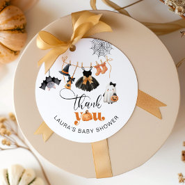 Little Boo Clothesline baby shower bedankt Bedankjes Labels