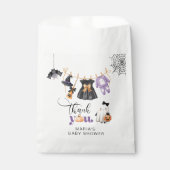 Little Boo Clothesline baby shower bedankt Bedankzakje (Voorkant)