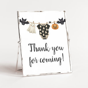 Little Boo Clothesline Bedankt voor je komst Poster