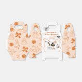 Little Boo Clothesline Girl Bow Baby shower Bedankdoosjes (Uitgevouwen)