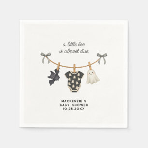 Little Boo Clothesline Halloween Baby shower Servet